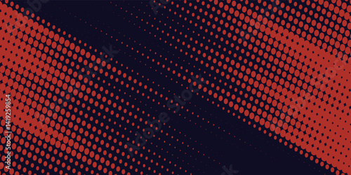 Black and red abstract grunge background with halftone style modern arts sport background abstract
