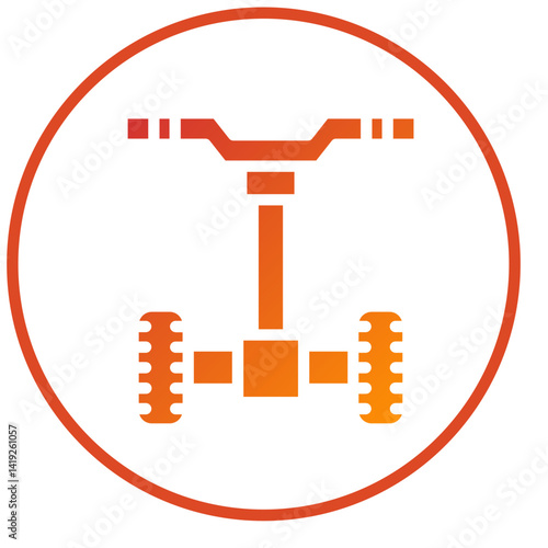 Police Segway Icon Style