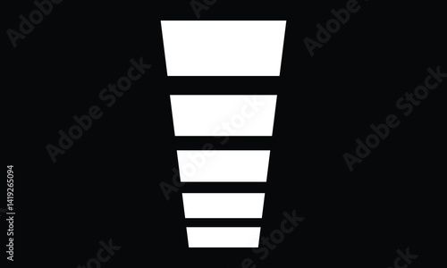 Crosswalk lines. pedestrian crossing icon. zebra crossing. vector illustration, crossover isolated on white background. Vector Illustration . EPS 10 .
