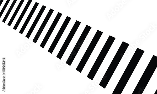 Crosswalk lines. pedestrian crossing icon. zebra crossing. vector illustration, crossover isolated on white background. Vector Illustration . EPS 10 .