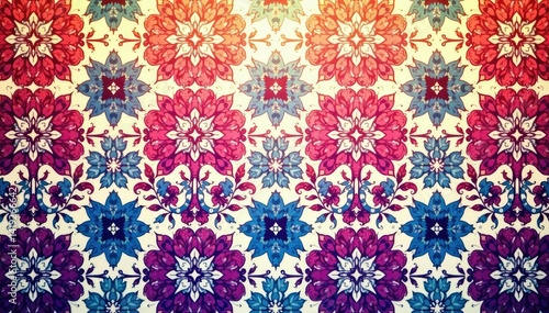 Geometrically-inspired lace motif, repeated shapes , white, mesh, home