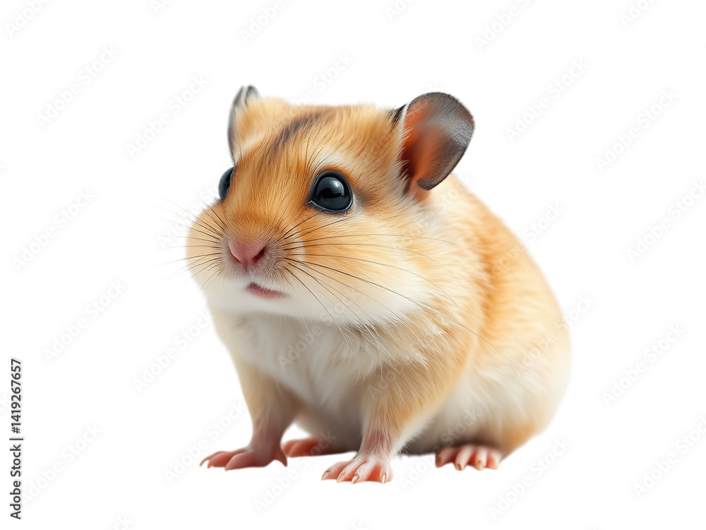 Captivating Hamster Portrait: Delightful Rodent Closeup Captivating Hamster Portrait: Delightful Rodent Closeup