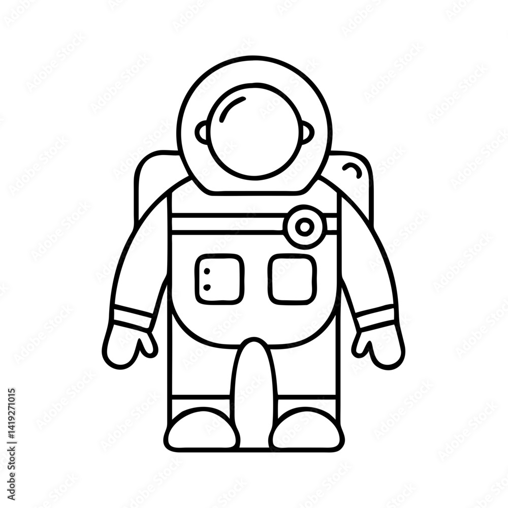 spacesuit icon, spacesuit line art - simple line art of spacesuit, perfect for spacesuit logos and icons spacesuit icon, spacesuit line art - simple line art of spacesuit, perfect for spacesuit logos and icons