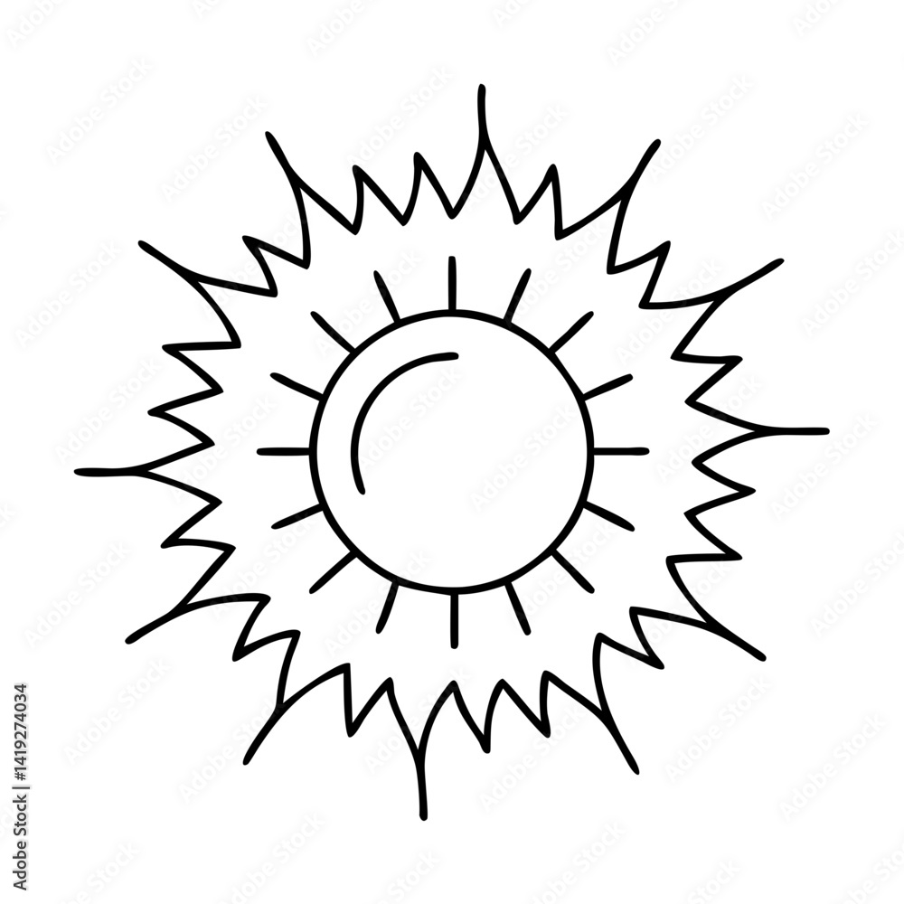 sun flare icon, sun flare line art - simple line art of sun flare, perfect for sun flare logos and icons sun flare icon, sun flare line art - simple line art of sun flare, perfect for sun flare logos and icons