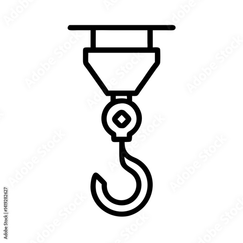 Ceiling Hook for Hanging Cuts Icon Design