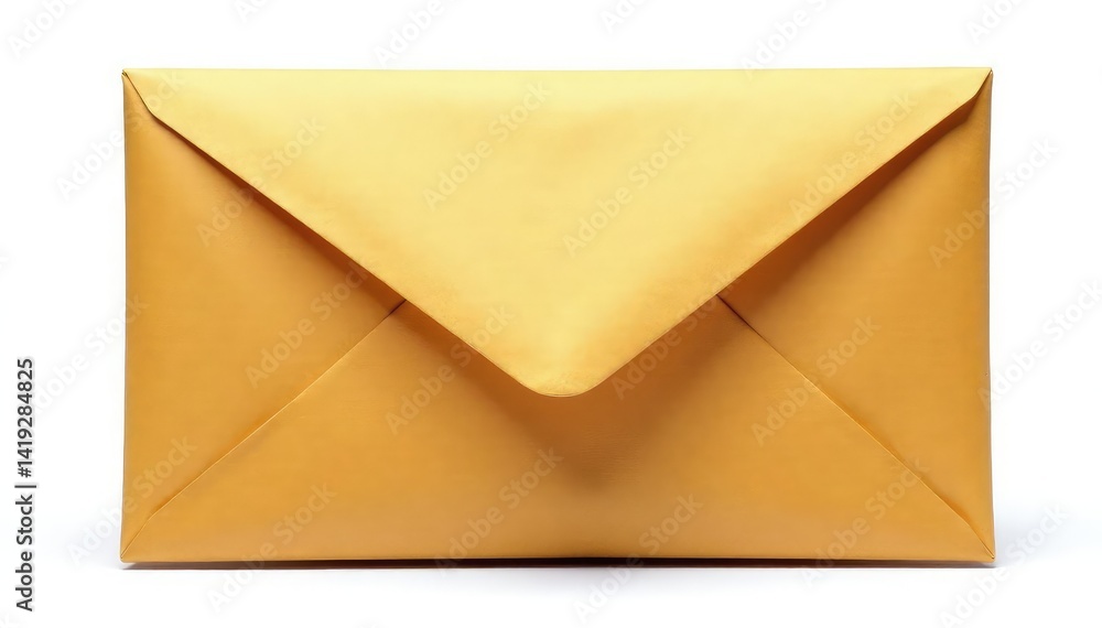 Sealed envelope, isolated on white background, trust, letter secrecy Sealed envelope, isolated on white background, trust, letter secrecy