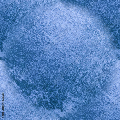 Blue background. The old worn-out wall is blue. Blue marble texture. Seamless image.