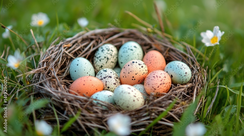 Obraz premium Colorful Easter delight