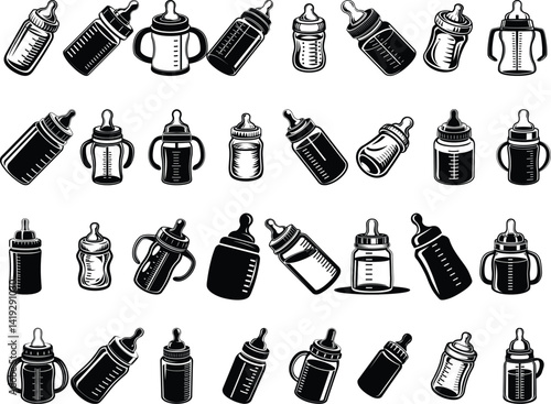 Baby Milk Bottle Svg