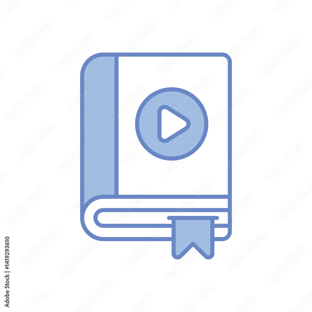Audio Book Vector icon Audio Book Vector icon