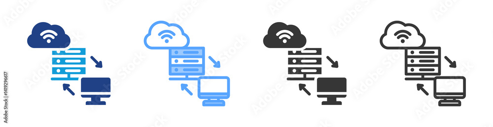 Proxy Server icon set multiple style collection Proxy Server icon set multiple style collection