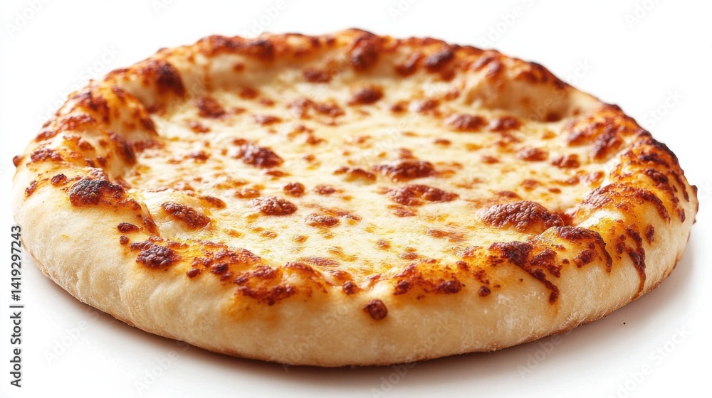 basil pizza in white bg basil pizza in white bg