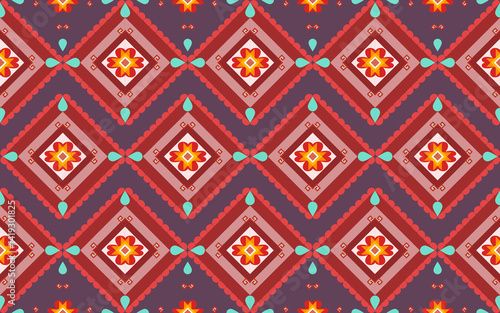 seamless pattern with colorful stripes