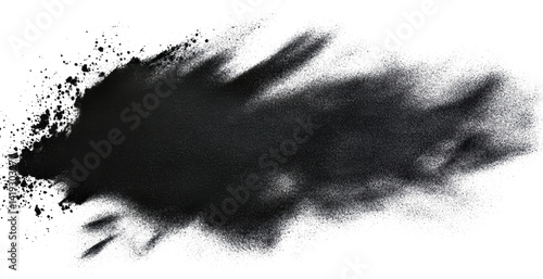 Unique black spray paint texture with soft streaks and dynamic patterns