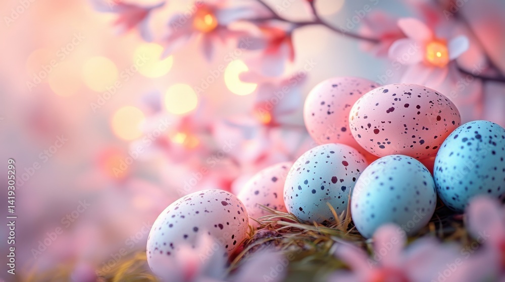 Fototapeta premium Colorful Easter delight