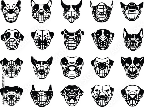 Dog Muzzle Svg