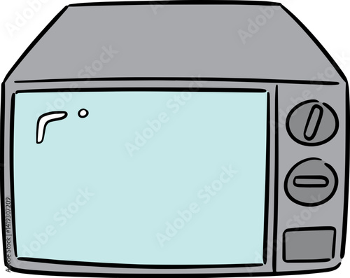 Illustration of microwave oven

