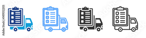 Ordering icon set multiple style collection