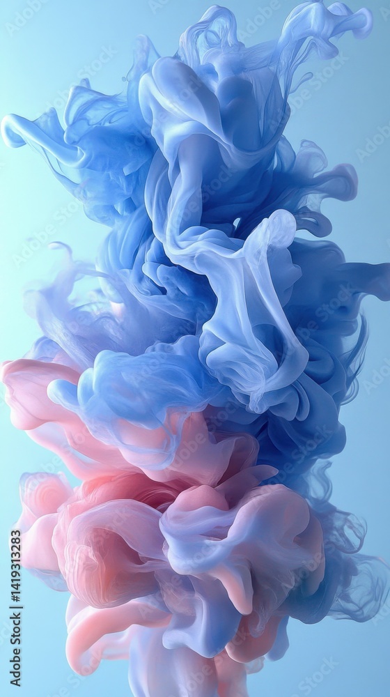 Liquid Dreams: Abstract, flowing, and mesmerizing, this image captures the ethereal beauty of a swirling blue and pink liquid, evoking a sense of dreamlike fluidity and infinite possibilities. Liquid Dreams: Abstract, flowing, and mesmerizing, this image captures the ethereal beauty of a swirling blue and pink liquid, evoking a sense of dreamlike fluidity and infinite possibilities.