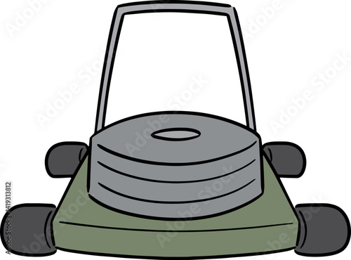 Illustration of mower
