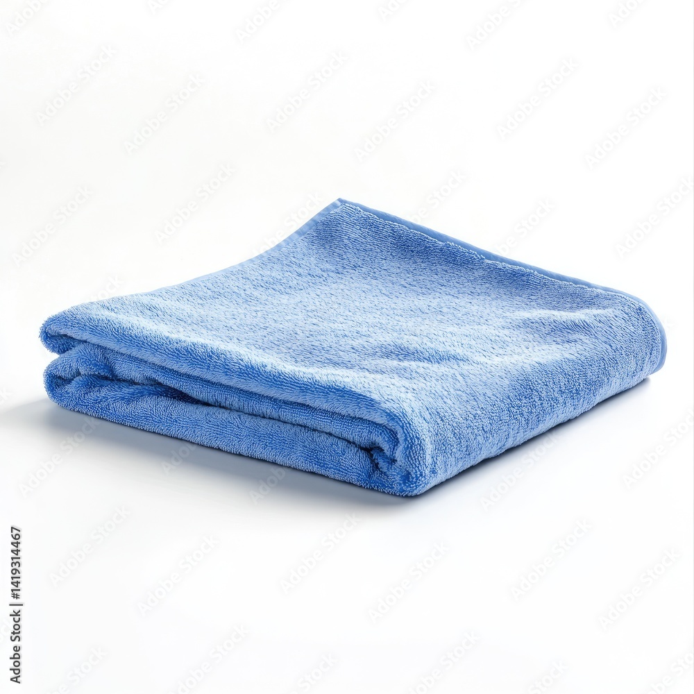 Light blue plush towel Light blue plush towel