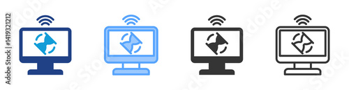 Lag icon set multiple style collection