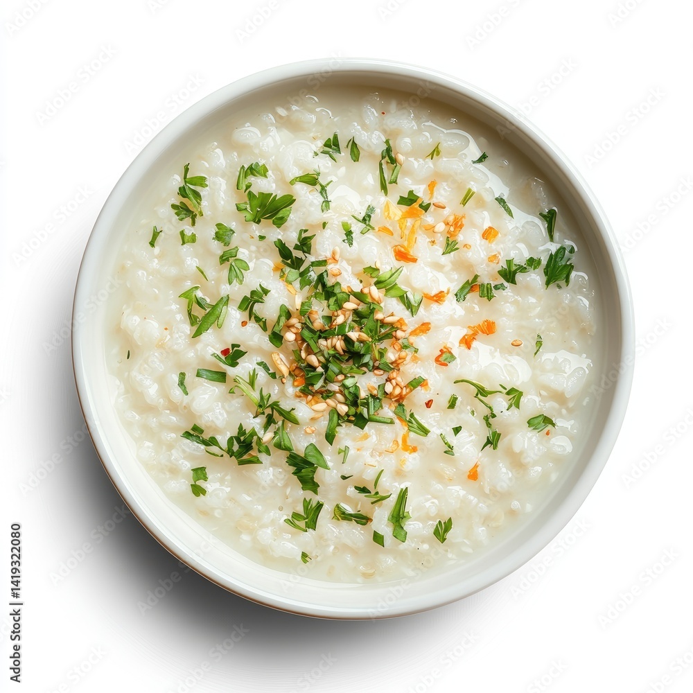 Creamy rice dish with herbs Creamy rice dish with herbs