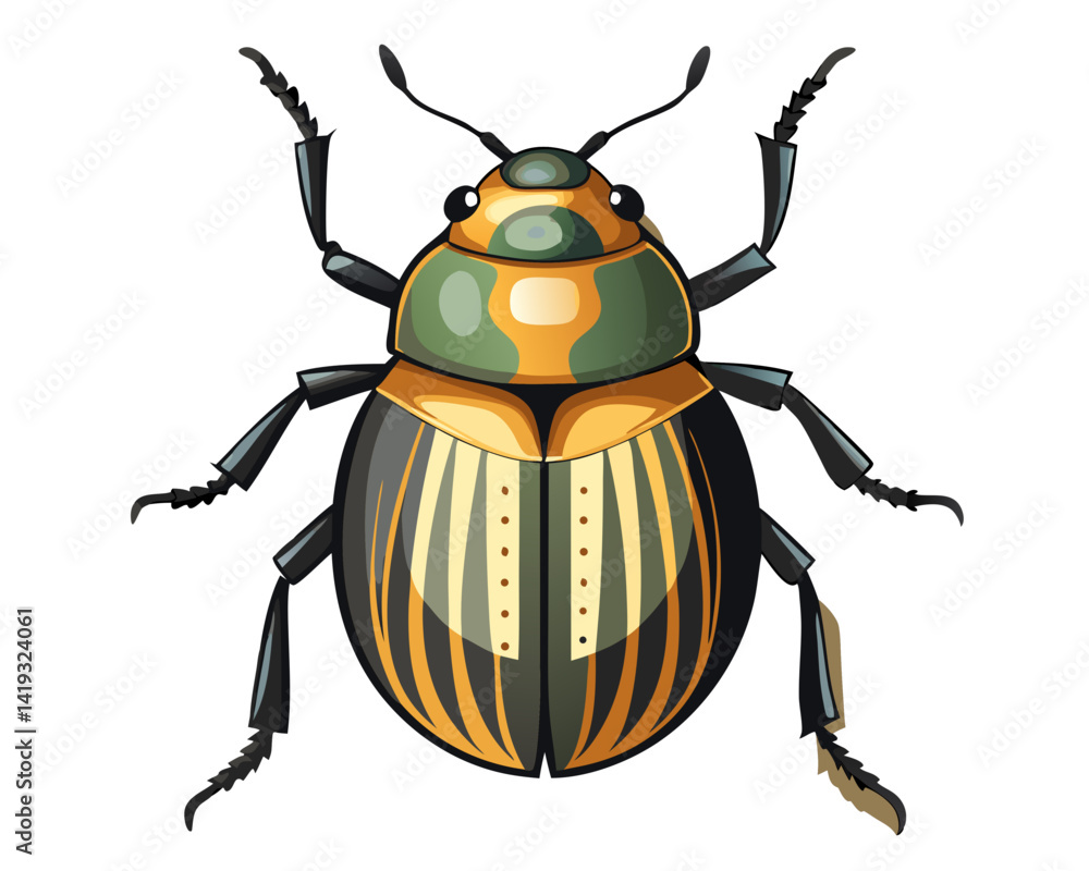 a stylized illustration of a beetle no background vector file. a stylized illustration of a beetle no background vector file.