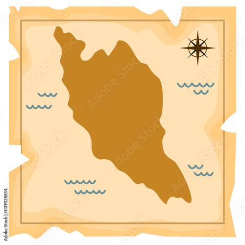 Illustration of Treasure Map