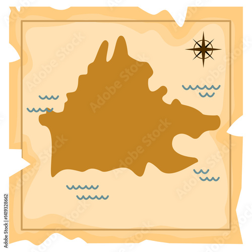 Illustration of Treasure Map