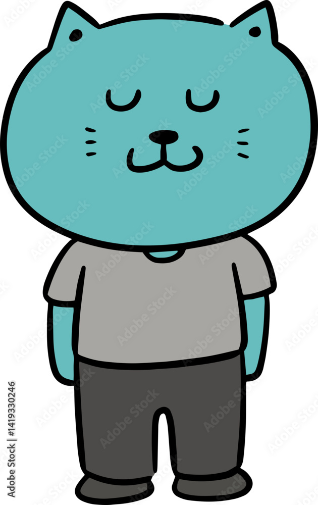 Illustration of teens cat
Illustration of teens cat