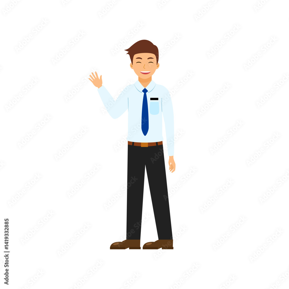 Illustration of Male Teacher Illustration of Male Teacher