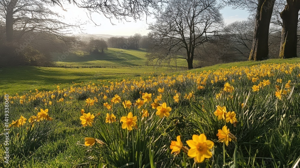 Easter meadow sunshine Easter meadow sunshine