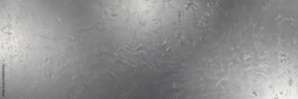 Obraz premium Intricate silver texture, polished metallic surface, technology, silver