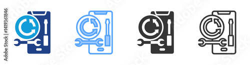Rebuilding icon set multiple style collection