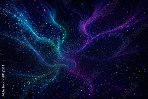 Abstract Background - Particle Flow