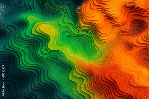 Abstract Background - Topographic Spectrum