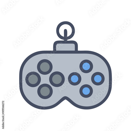 Gaming Controller Button Pad Icon Design