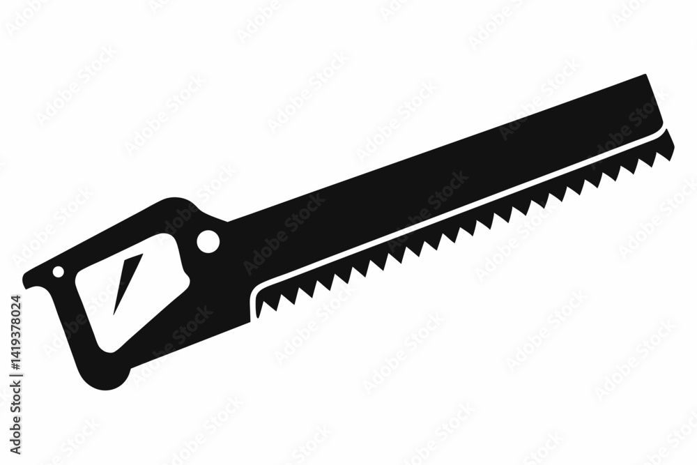 hacksaw silhouette line art vector illustration hacksaw silhouette line art vector illustration