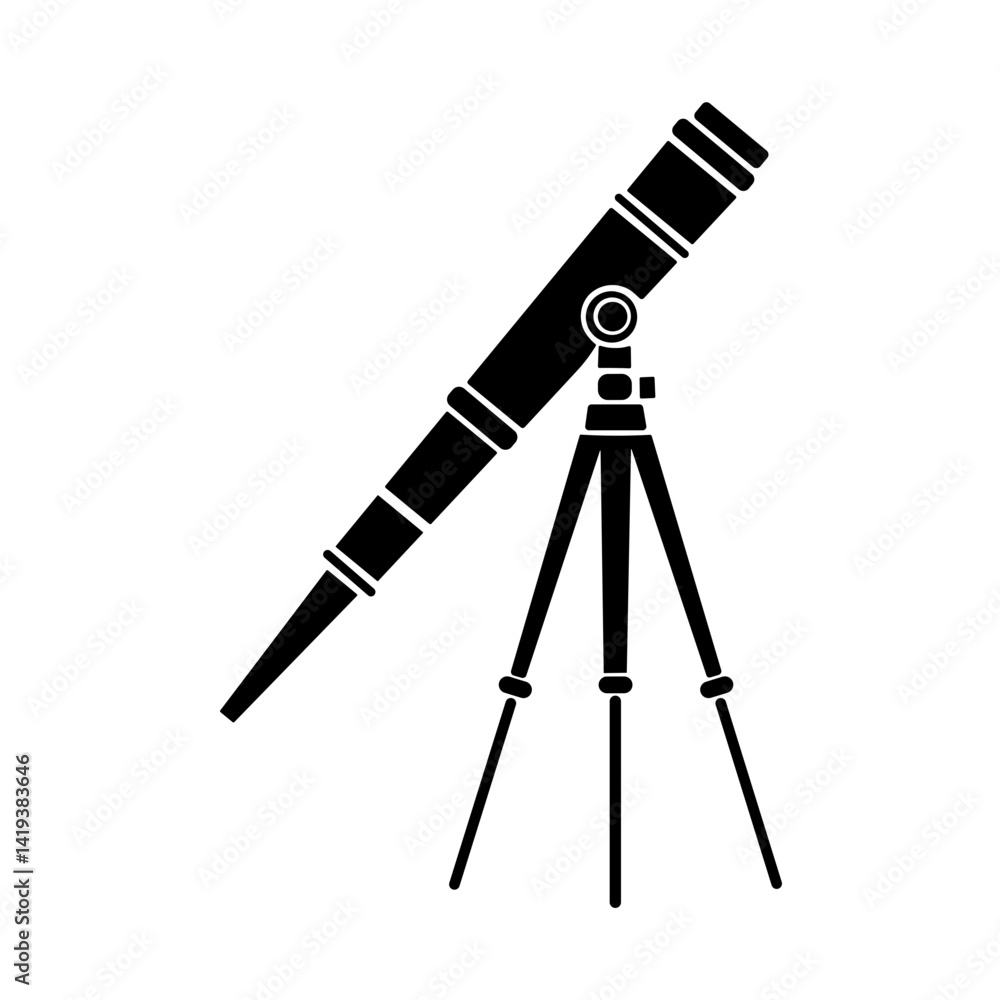 Minimalist simple Telescope Icon