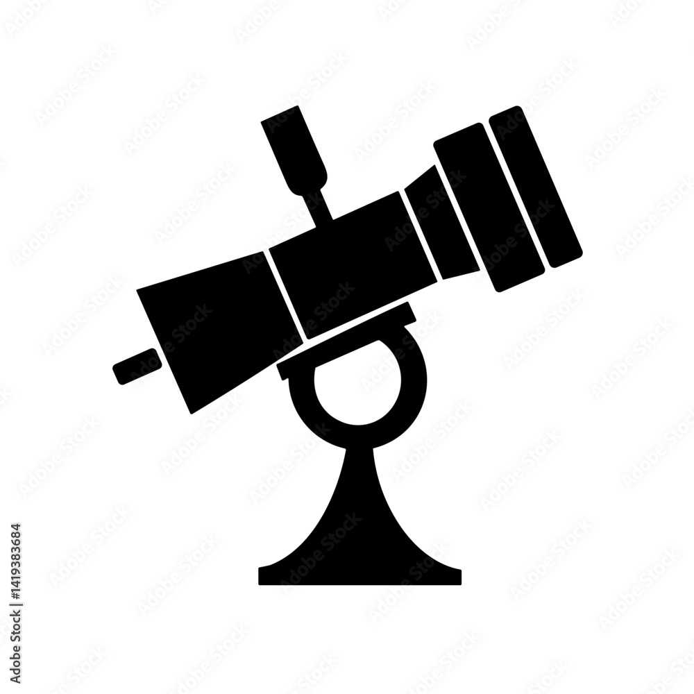 Minimalist simple Telescope Icon