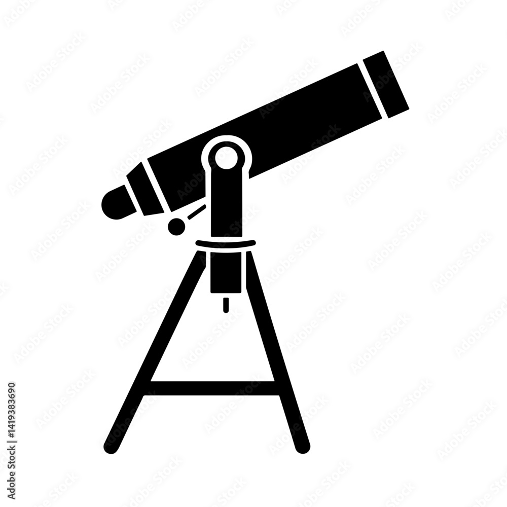 Minimalist simple Telescope Icon