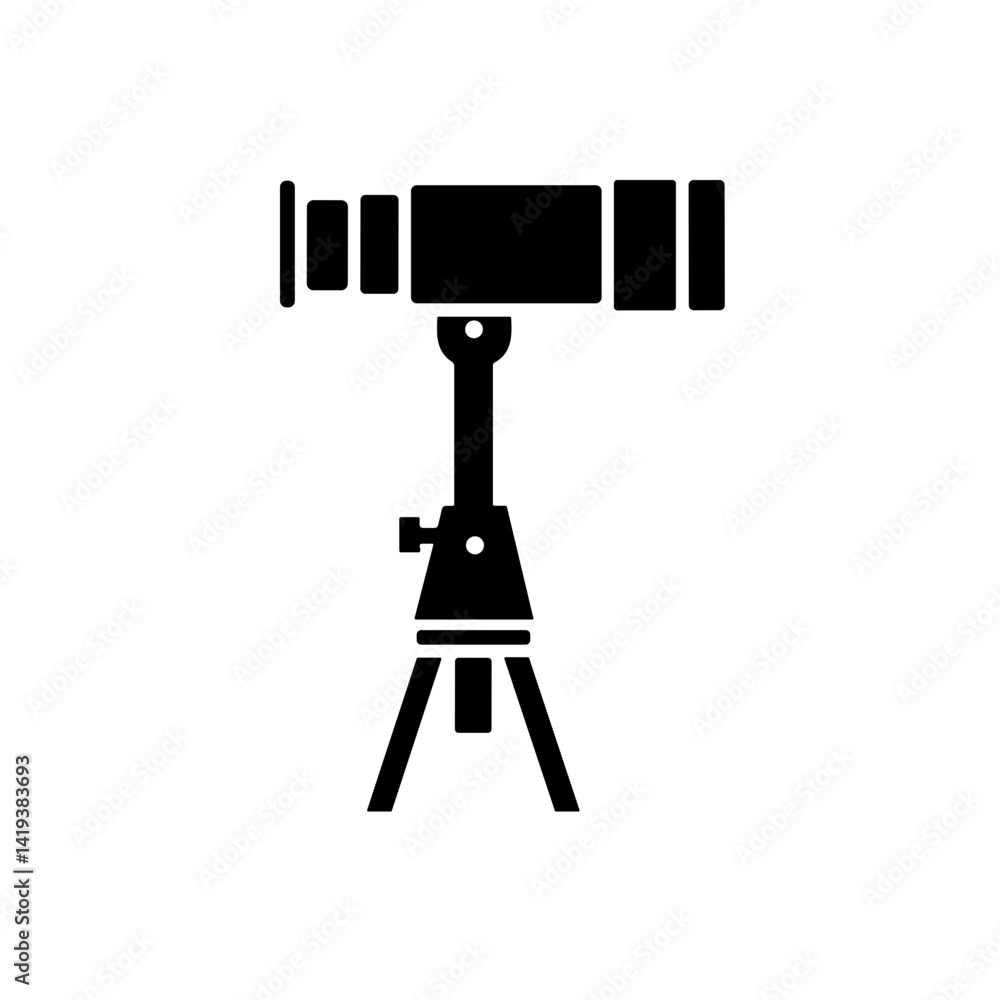 Minimalist simple Telescope Icon