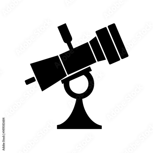 Obraz na płótnie Minimalist simple Telescope Icon w salonie
