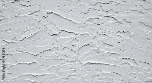 Obraz na płótnie Old textured wall with cracked concrete and rough plaster surface in shades of gray w salonie