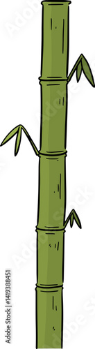 Illustration of bamboo
