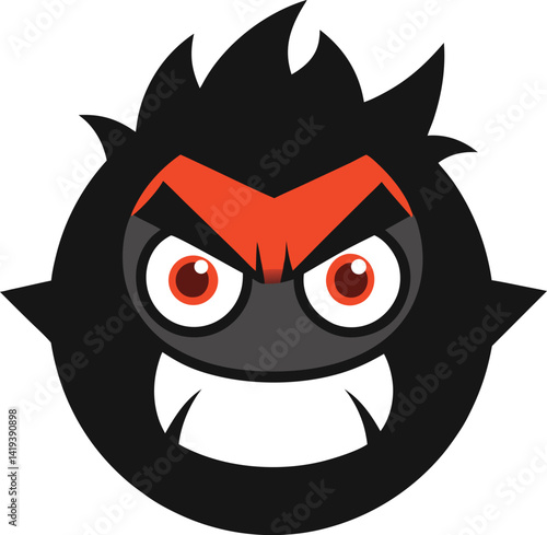 angry vector illustration 