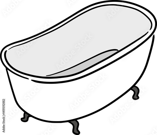 Illustration of bathtub
