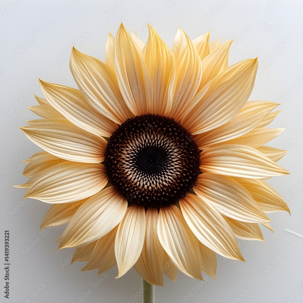 Fototapeta premium Flower on a white background.