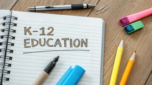 A notebook open to a page titled 